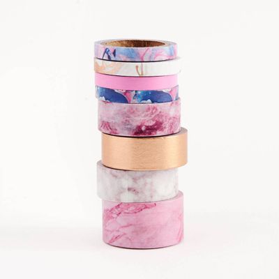 Memory Planner Marble Washi Tape Set