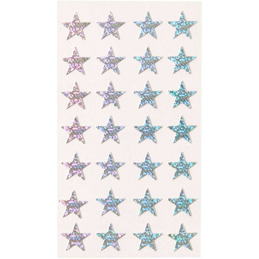 Holographic Star Stickers