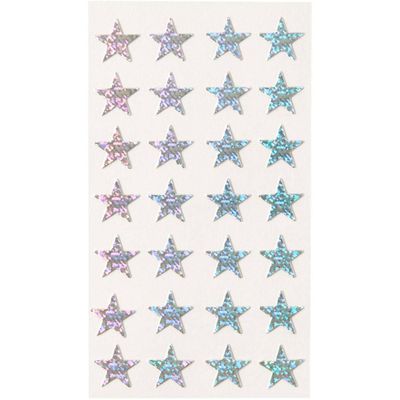 Holographic Star Stickers