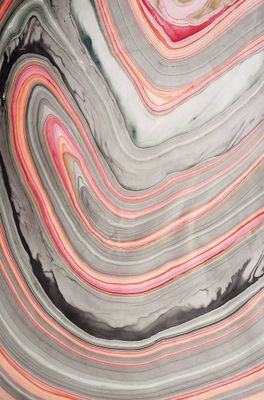 Pink & Gray Marble Handmade Paper