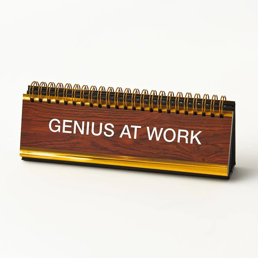 Daily Desk Plaque