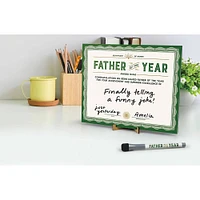 Father Of The Year Dry Erase Board