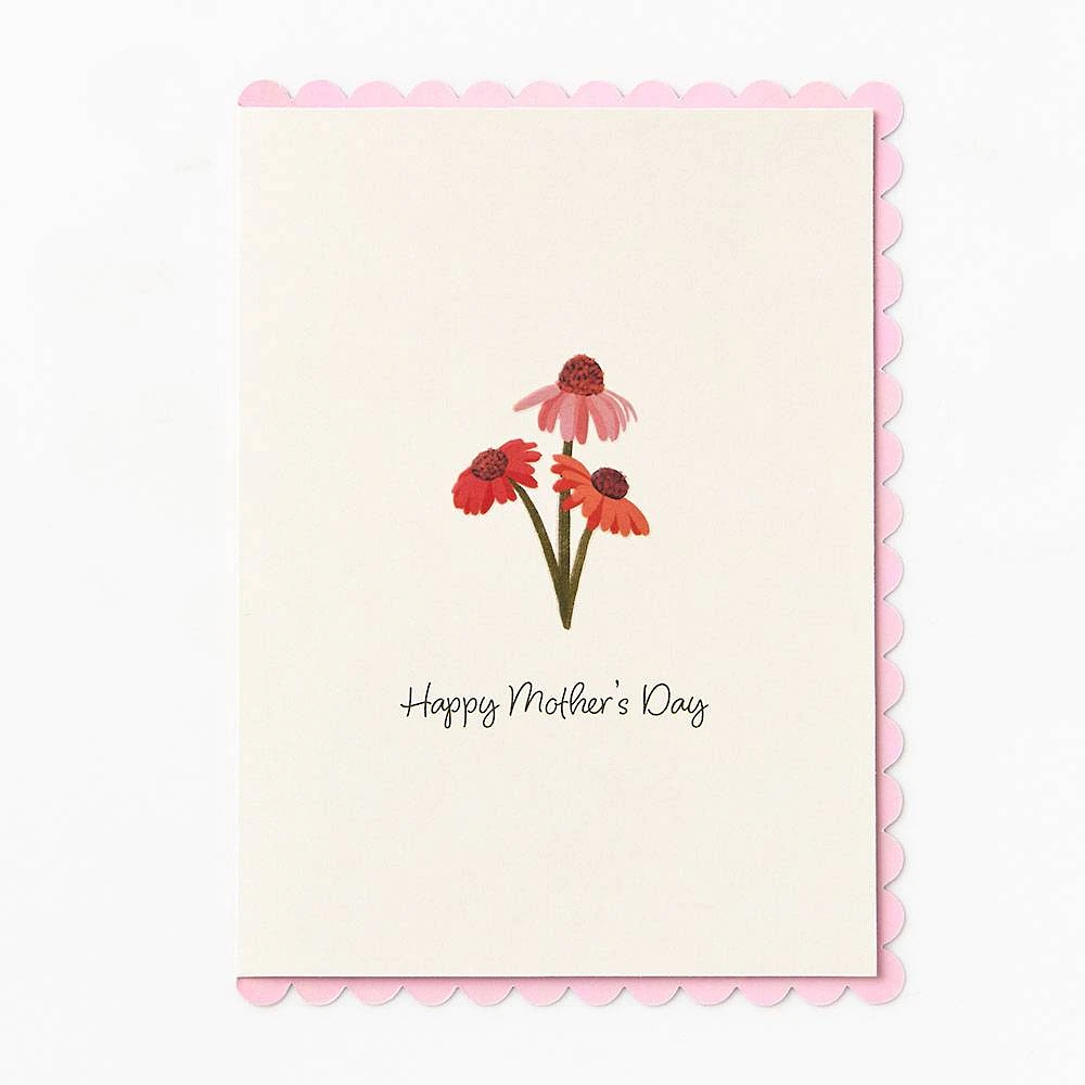 Scalloped Bouquet Mother's Day Card