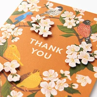 Birds and Blossoms Thank You Card