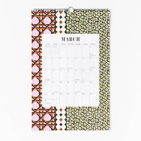 2025 Paper Source Patchwork Wall Calendar