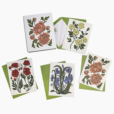 Intricate Floral Correspondence Set