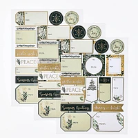 Elegant Greenery Gift Labels