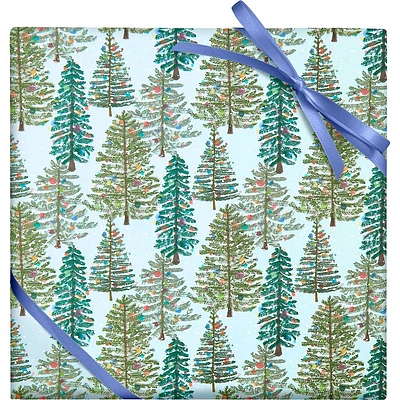 Watercolor Trees Wrapping Paper