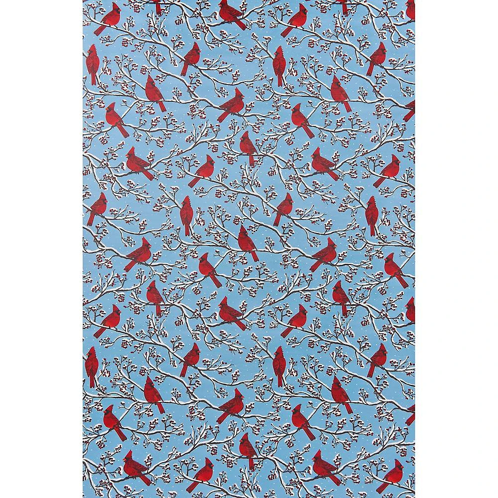 Winter Cardinals Wrapping Paper