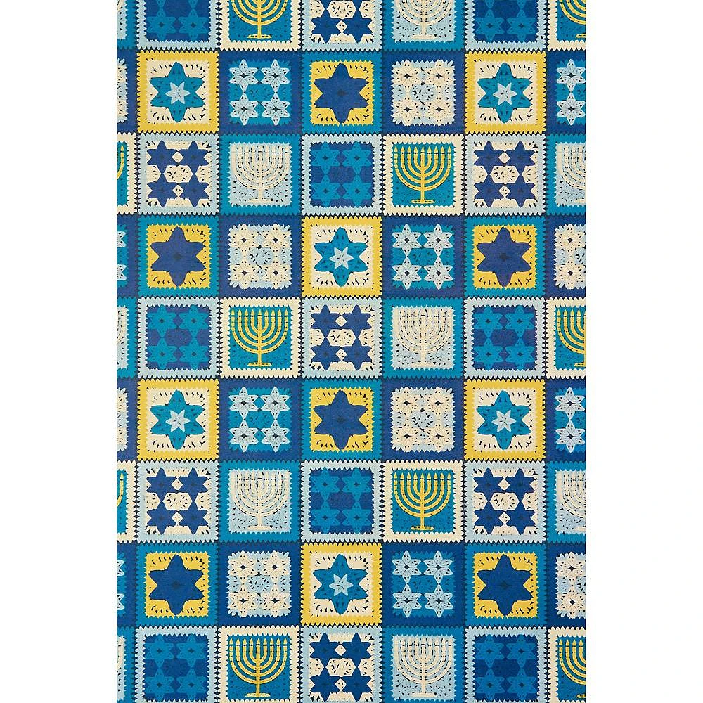 Hanukkah Crochet Wrapping Paper