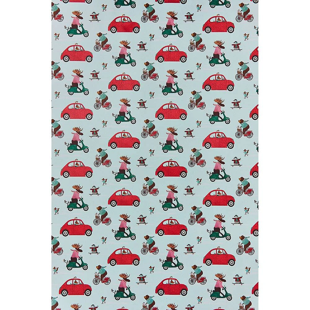 Holiday Cruising Critters Wrapping Paper