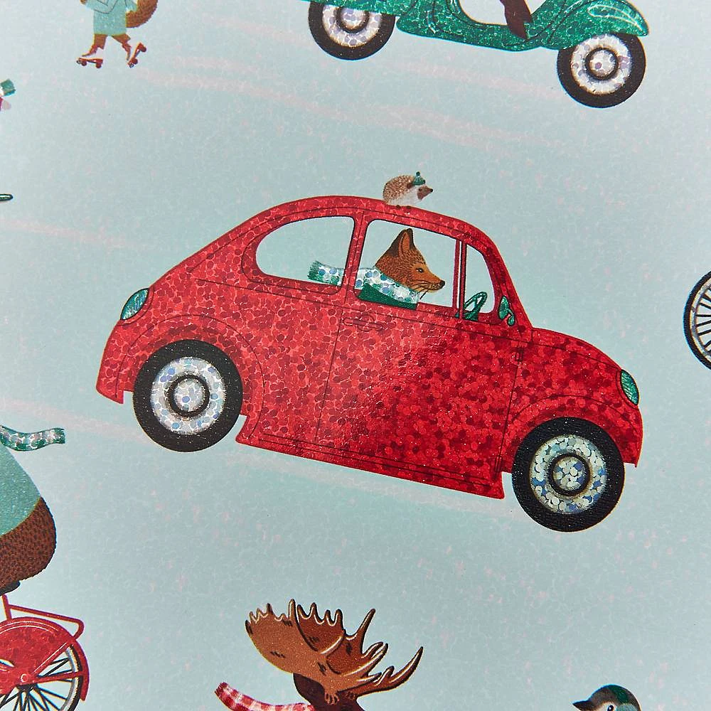 Holiday Cruising Critters Wrapping Paper