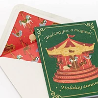 Carousel Critters Holiday Card Set