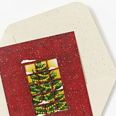 Cozy Tree Holiday Card Set