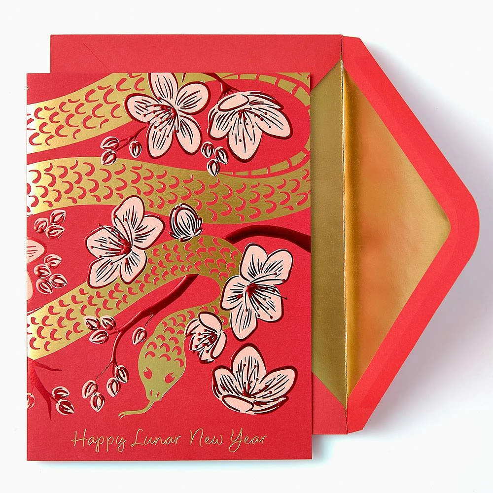 Year of the Snake Lunar New Year Card