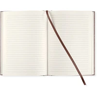 Brown Oak Ruled Notebook