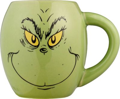 Williams Sonoma Figural GRINCH mug. 2022 Brand New Big 32 Oz Mug/ Cup NEW