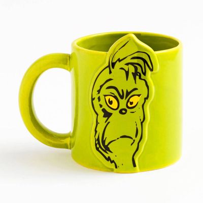 Williams Sonoma Figural GRINCH mug. 2022 Brand New Big 32 Oz Mug/ Cup NEW