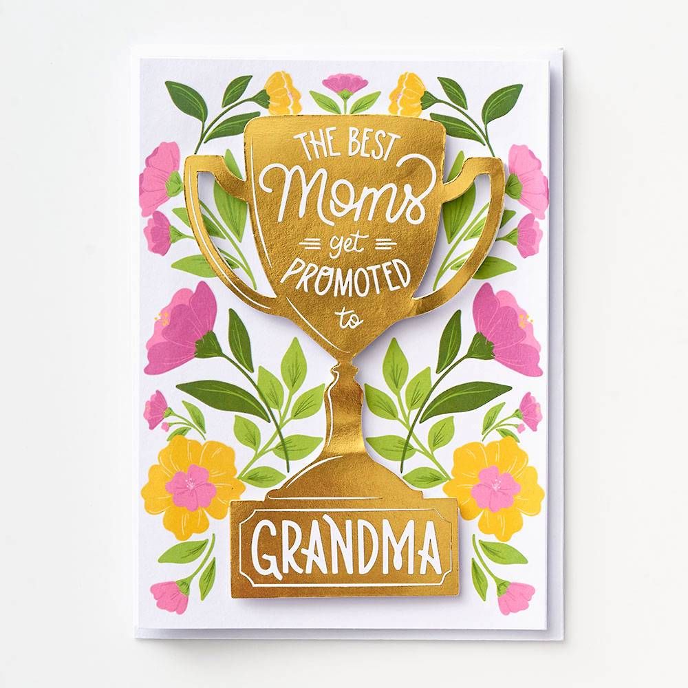 Promoted To Grandma Mother's Day Card