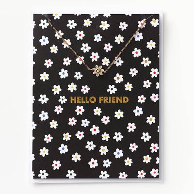 Hello Friend Daisy Bracelet Greeting Card