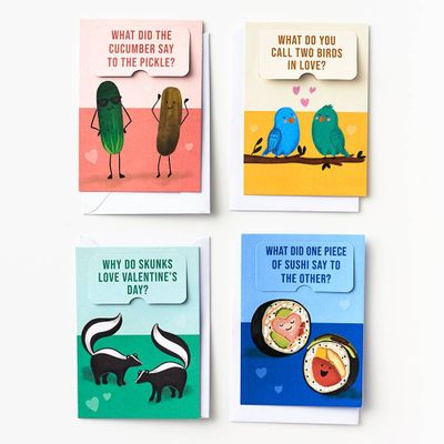 Jokes Valentine Card Set