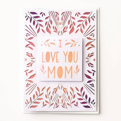 I Love You Mom Mother's Day Card