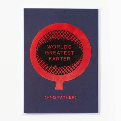 World's Greatest Farter Father's Day Card
