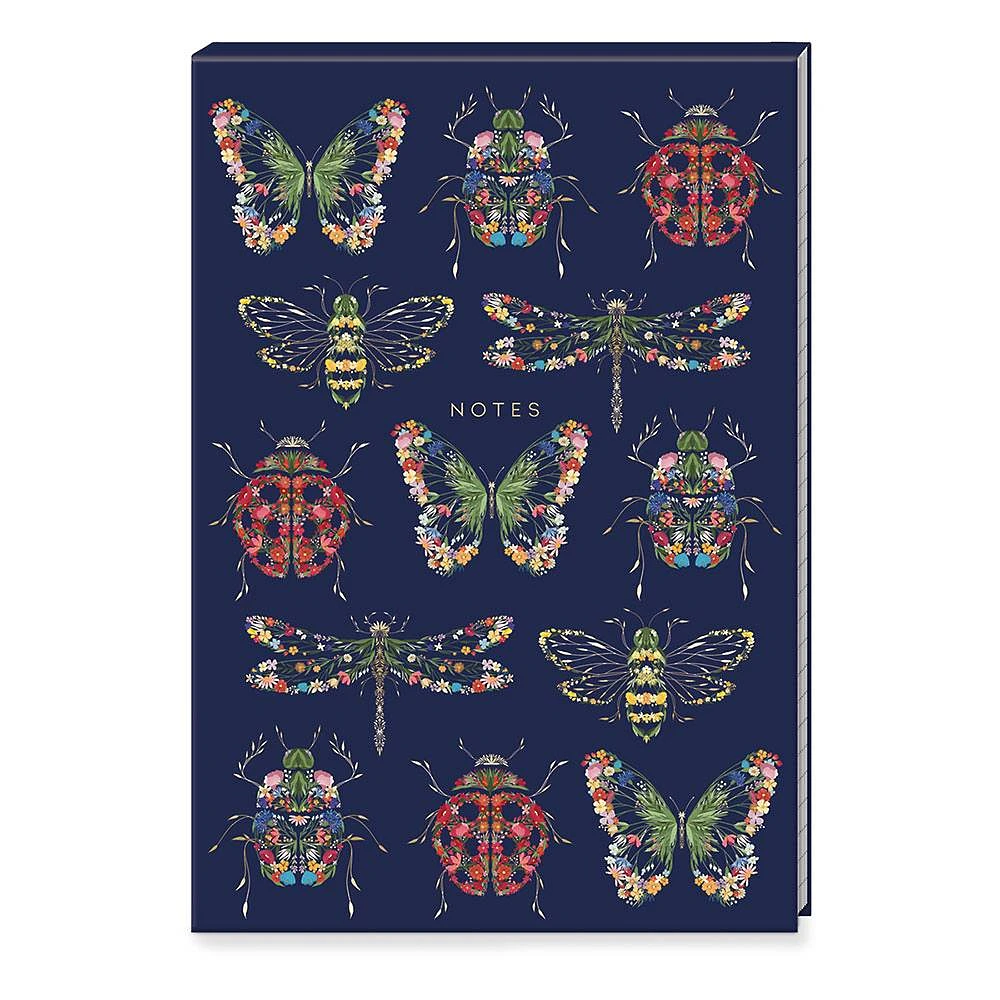 Botanical Garden Insects Flip Top Notepad