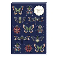 Botanical Garden Insects Flip Top Notepad