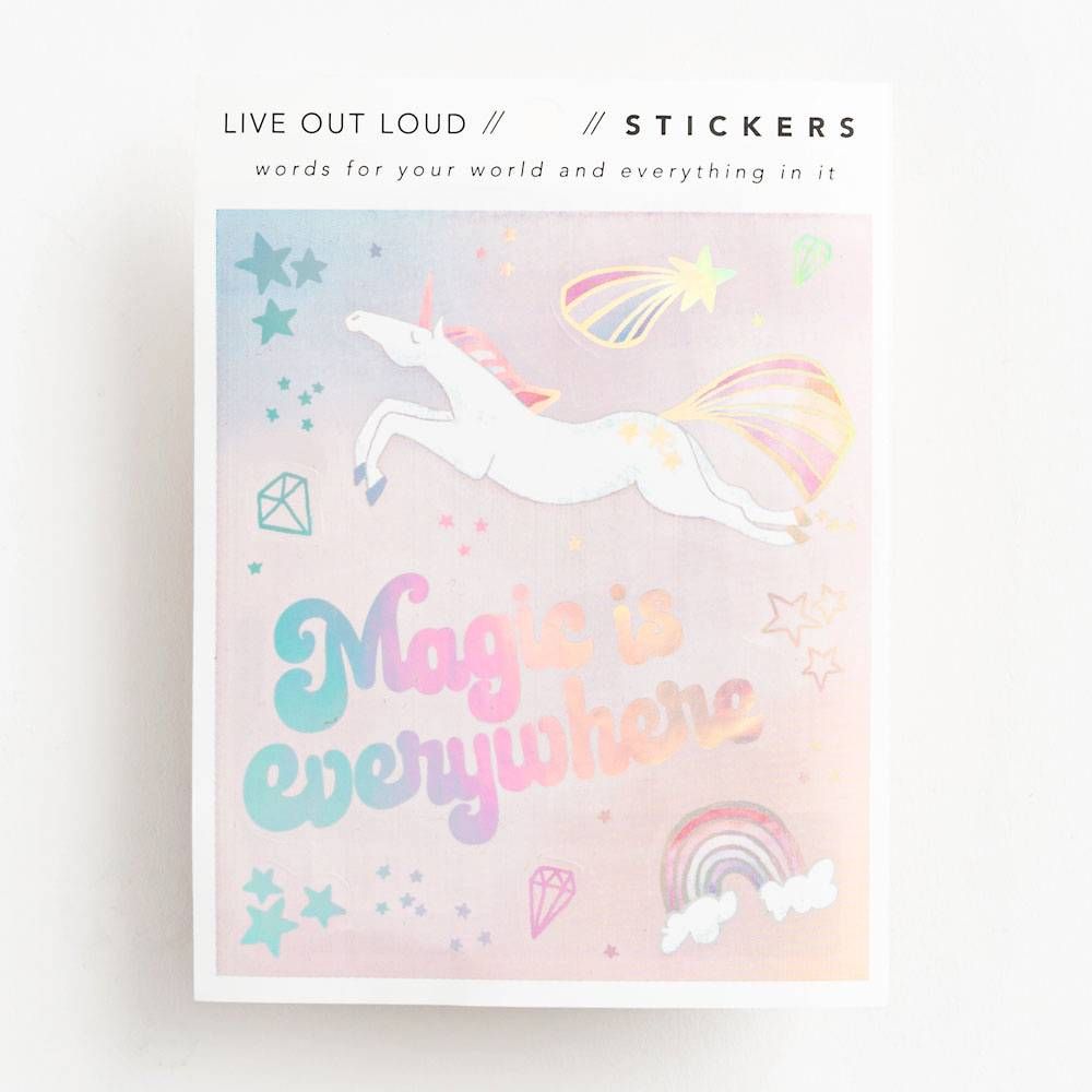 Unicorn Magic is Everywhere Sticker