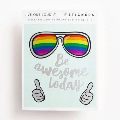 Be Awesome Today Sticker