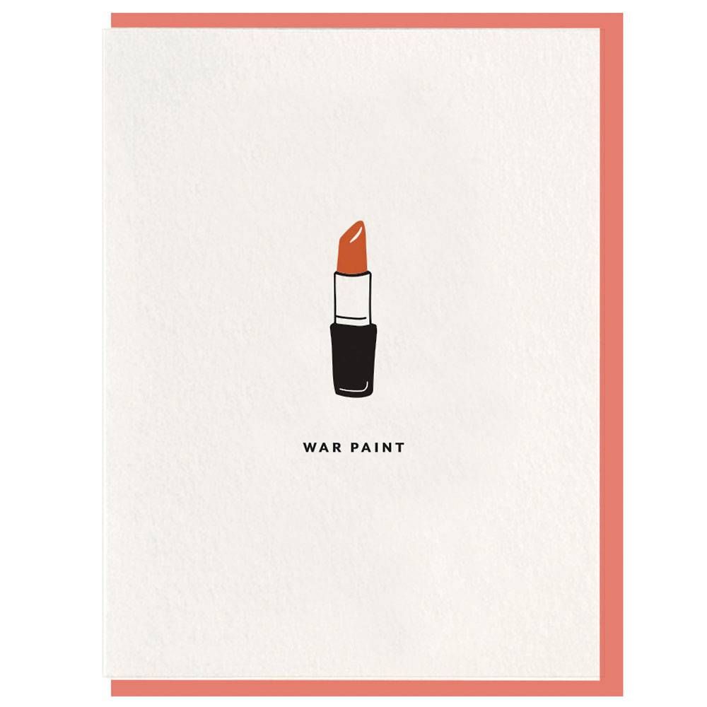 War Paint Encouragement Card