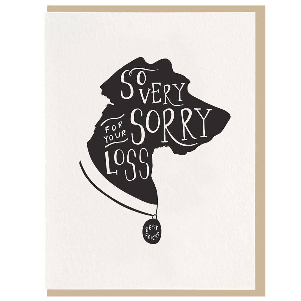 Dog Sympathy Card