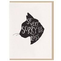 Cat Sympathy Card