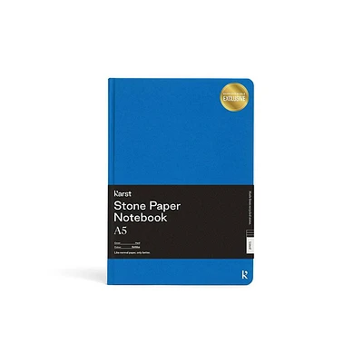 Karst Stone Paper A5 Hardcover Notebook - Boltblue