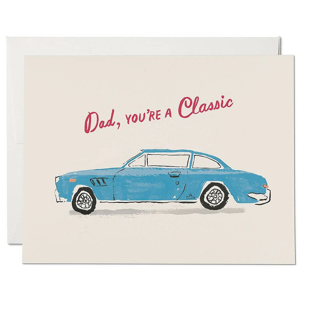 Classic Car Father's Day Card