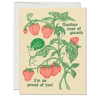 Year Of Growth Birthday Card