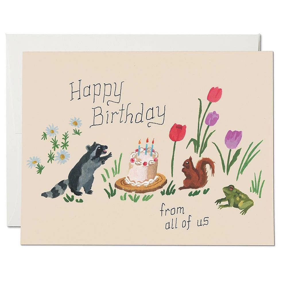 Critters Birthday Card