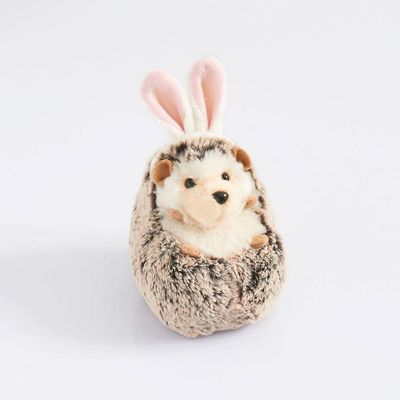 Hedgehog with Bunny Ears Plush