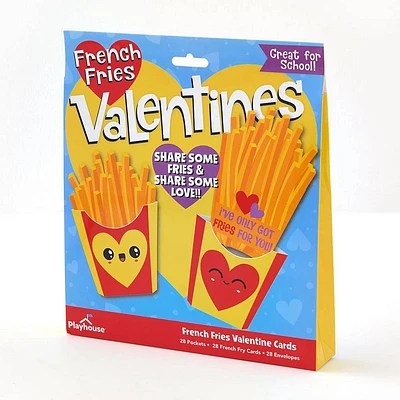 French Fries Boxed Valentine Cards