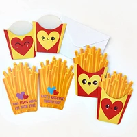 French Fries Boxed Valentine Cards