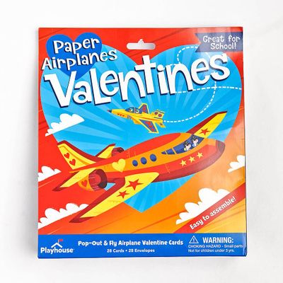 Paper Airplanes Valentine Card Kit