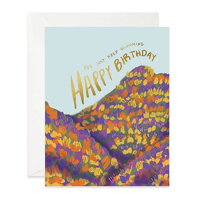 Keep Blooming Birthday Card