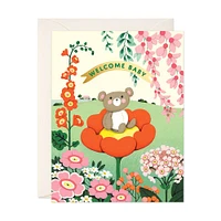 Teddy Bear New Baby Card