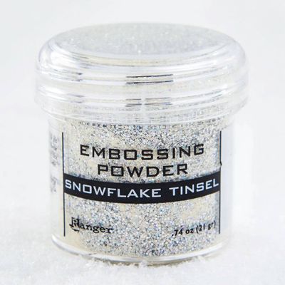 Snowflake Tinsel Embossing Powder