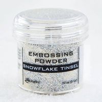 Snowflake Tinsel Embossing Powder