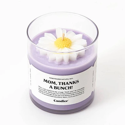 Mom Thanks A Bunch Daisy Candle