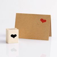 Heart Mini Rubber Stamp