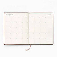 2024-2025 Paper Source Oatmeal Bookcloth Weekly Planner