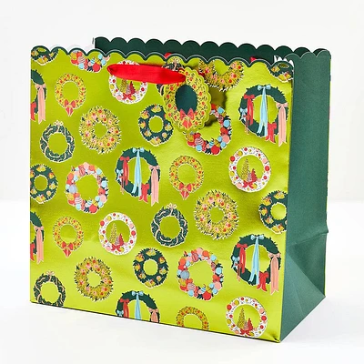 Colorful Wreaths Gift Bag